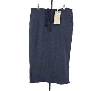 Icebreaker Real Fleece Tight Skirt, Deep Midnight, Merino Stretch, Pull On, Sz L